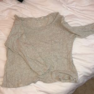 Grey soft long sleeve